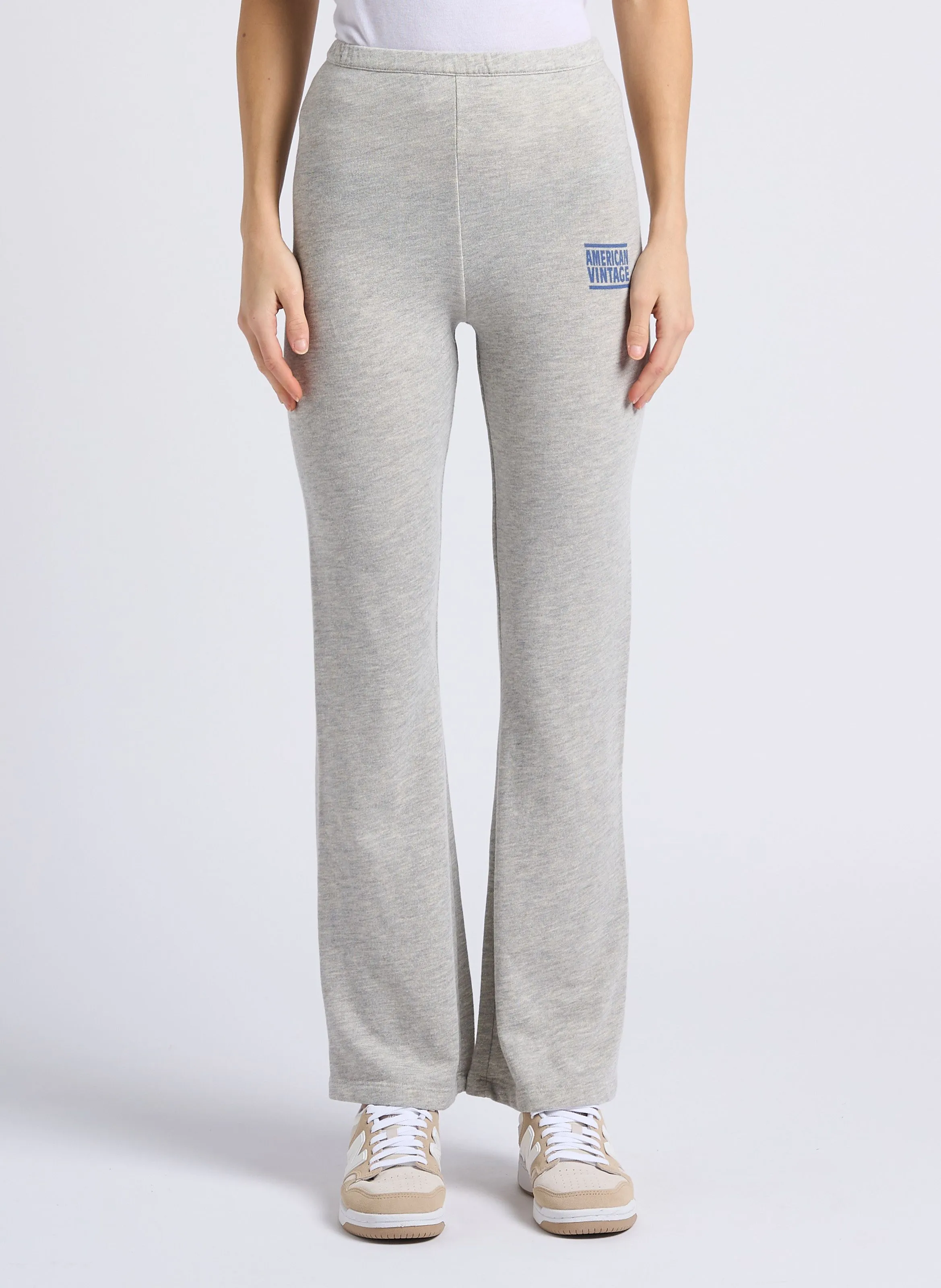  AMERICAN VINTAGE   ZOFBAY - Joggers flare in misto cotone | Grigio