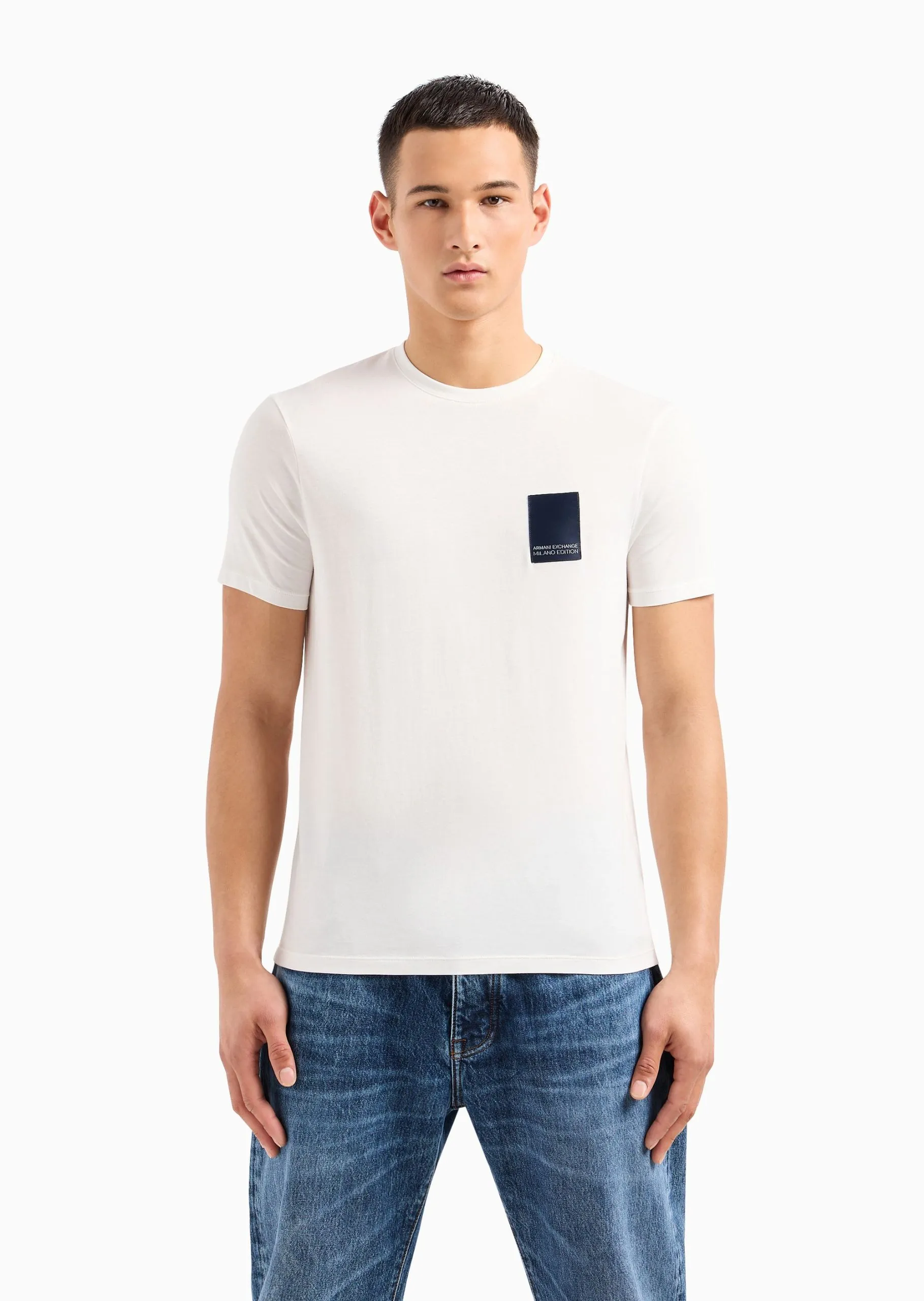 AX – T-SHIRT REGULAR FIT IN COTONE ORGANICO