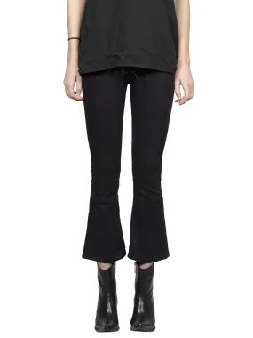 BEN TAVERNITI UNRAVEL   JEANS IN DENIM STONE LACE UP 