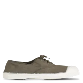  BENSIMON   Scarpe da tennis con stringhe in tela di cotone | Verde