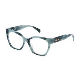   Blumarine VBM872 - 092I Verde Avana Lucido | Occhiale Da Vista Donna 
