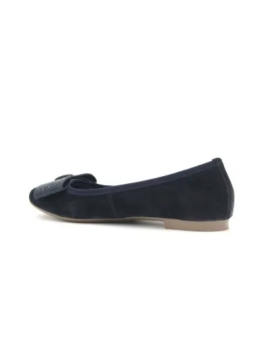 Cafe Noir ballerina in camoscio  