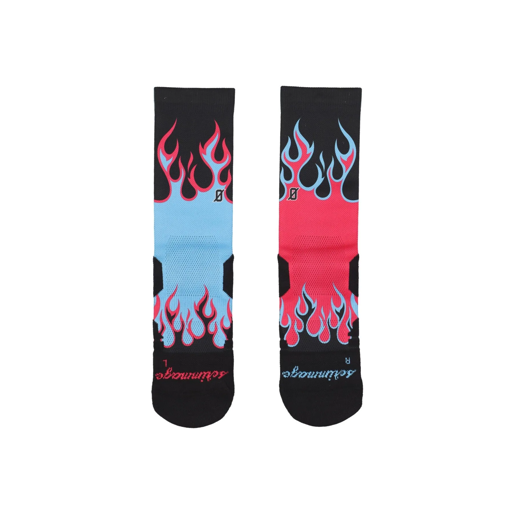 Calza Media Uomo Flame Vice/teal/fuchsia
