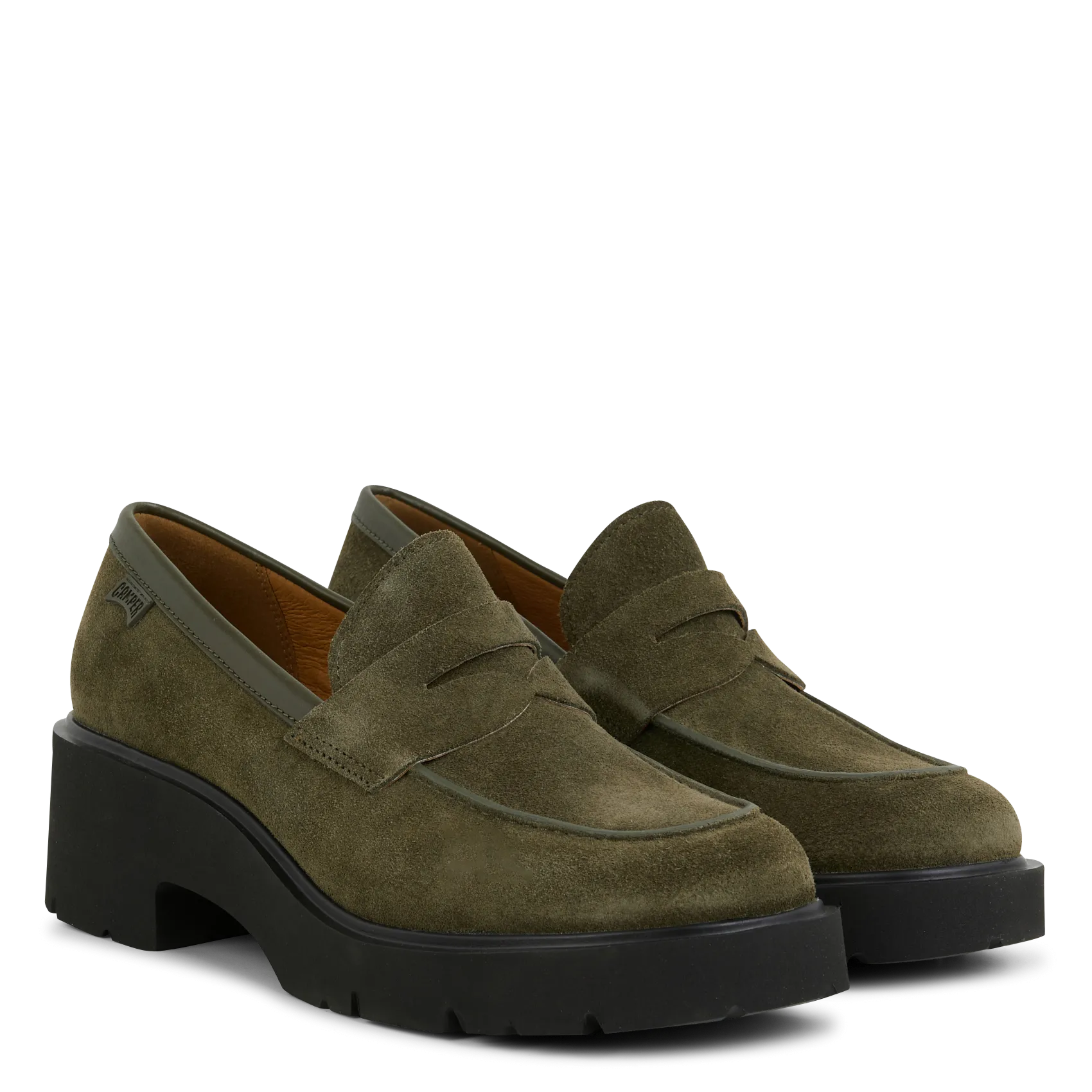  CAMPER   MILAH - Mocassini in pelle | Verde