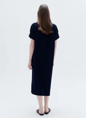  CAROLL   ROSALIE - Abito dritto scollo tondo | Blu