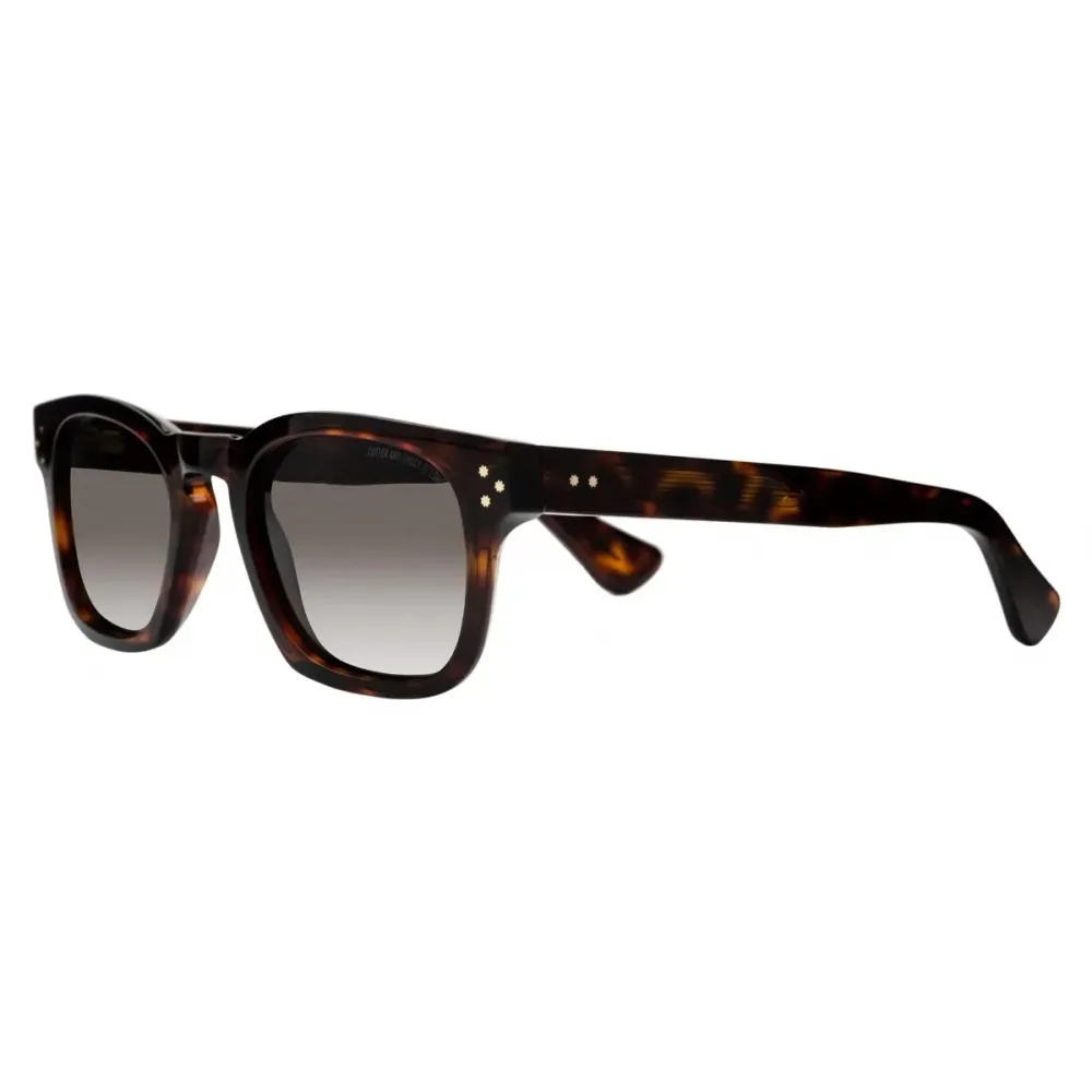Cutler & Gross - 9768 Square Sunglasses - Dark Turtle - Luxury - Cutler & Gross Eyewear