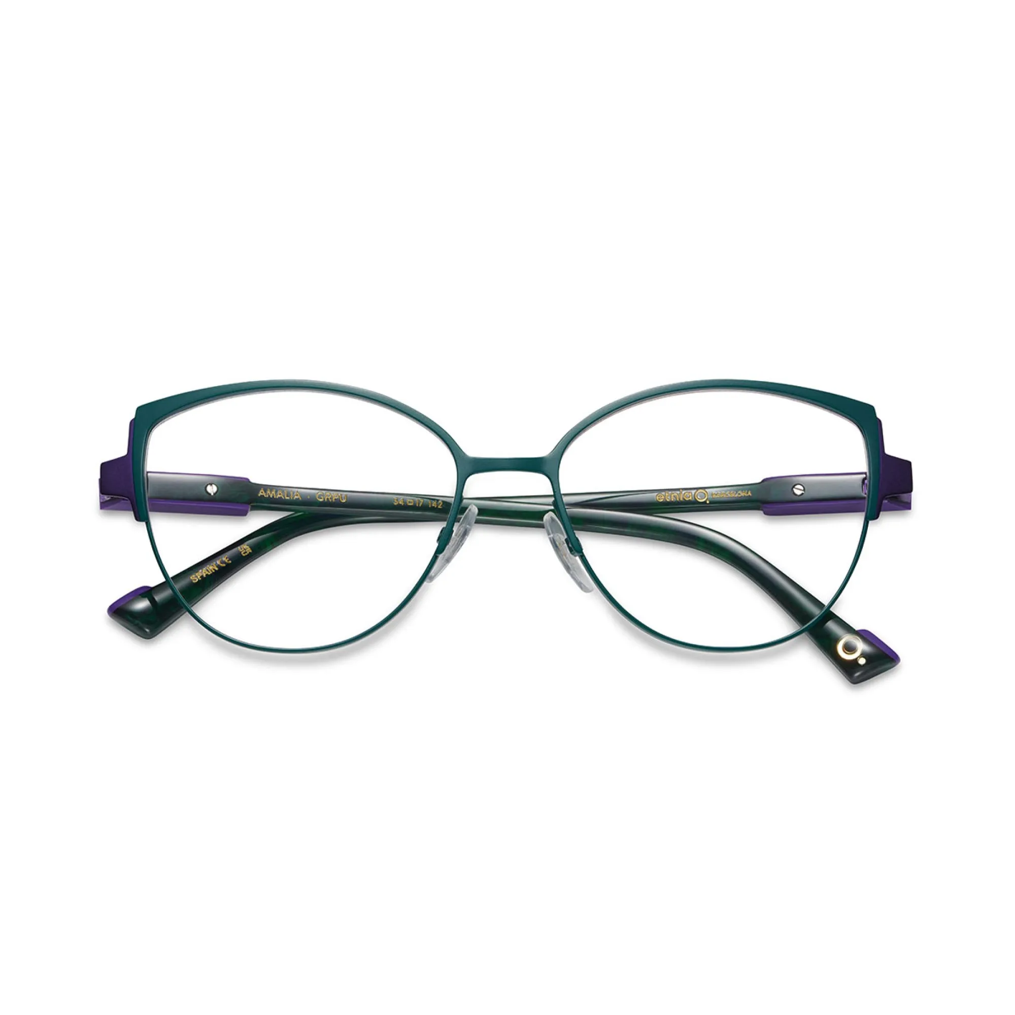   Etnia Barcelona AMALIA - GRPU Verde/viola | Occhiale Da Vista Donna 