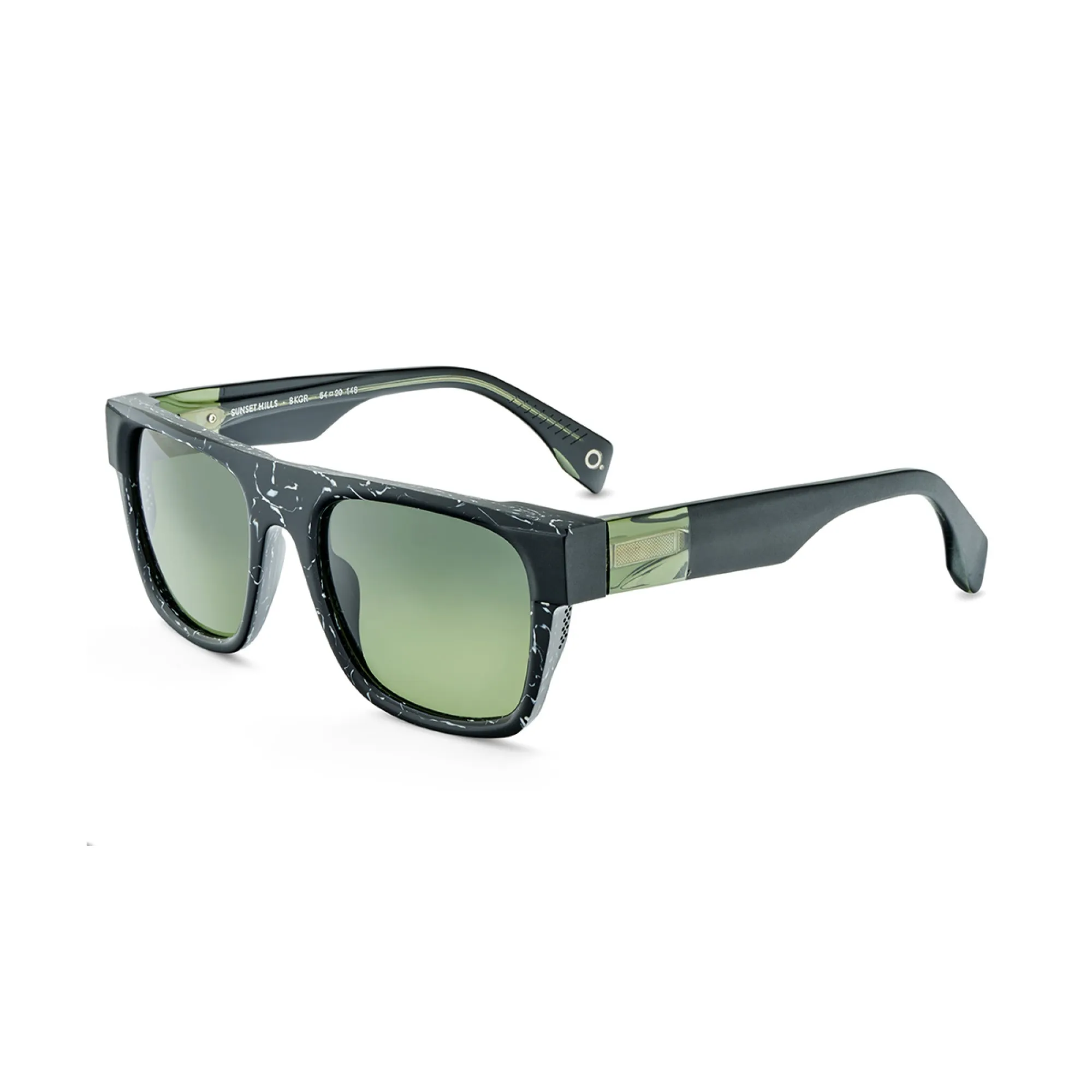   Etnia Barcelona SUNSET HILLS - BKGR Nero/verde | Occhiale Da Sole Uomo 