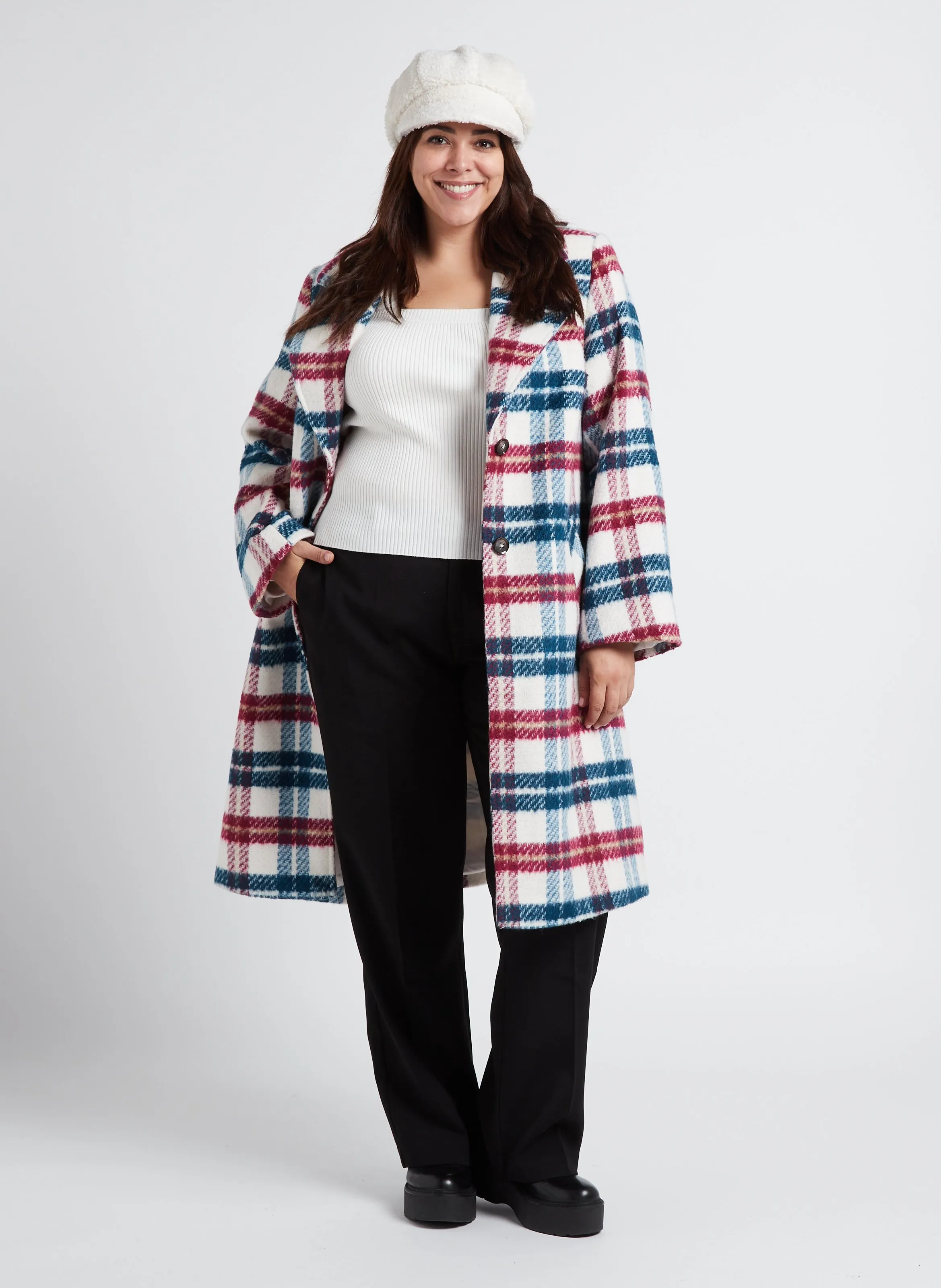  GINA TRICOT   Top aderente con scollo quadrato | Bianco