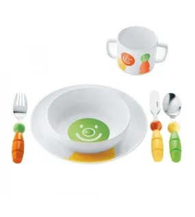 Guzzini Set Billo Piatto Piano Piatto Fondo Bicchierino Posatine Bimbi 07500152
