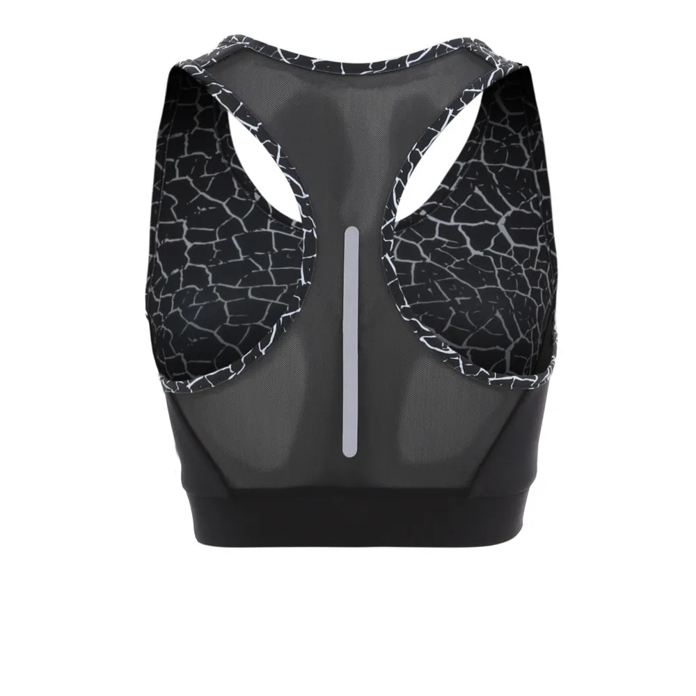 Higher State Pattern Pannelled Low Impact Crop Top - AW21