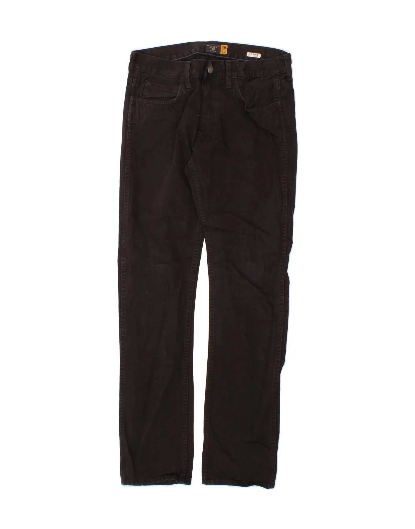 J. CREW Mens 484 Slim Jeans W30 L32 Black Cotton