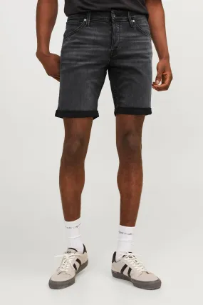 JACK & JONES Vestibilità attillata / Slim - Shorts con Denim risvolto sul fondo    