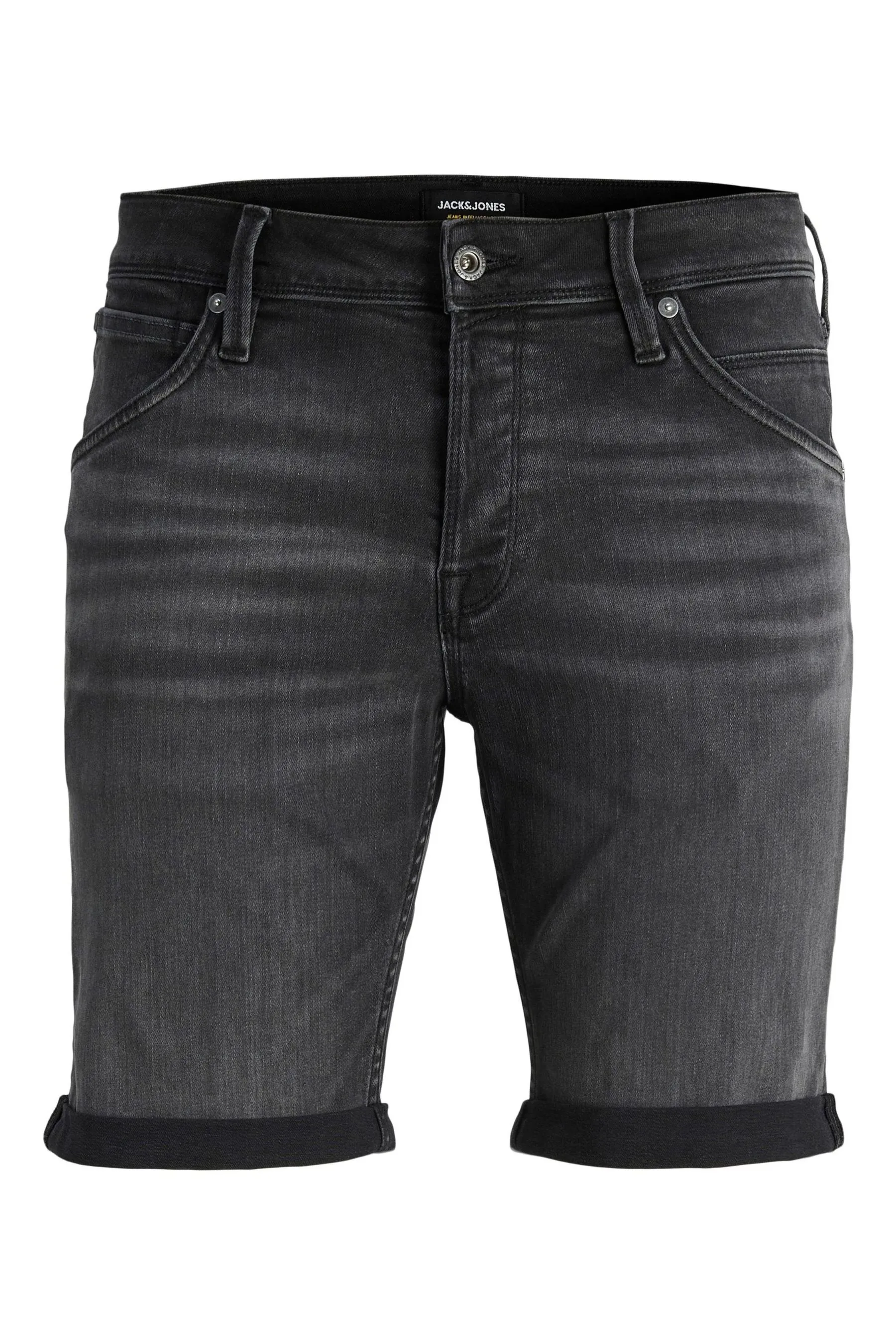 JACK & JONES Vestibilità attillata / Slim - Shorts con Denim risvolto sul fondo    