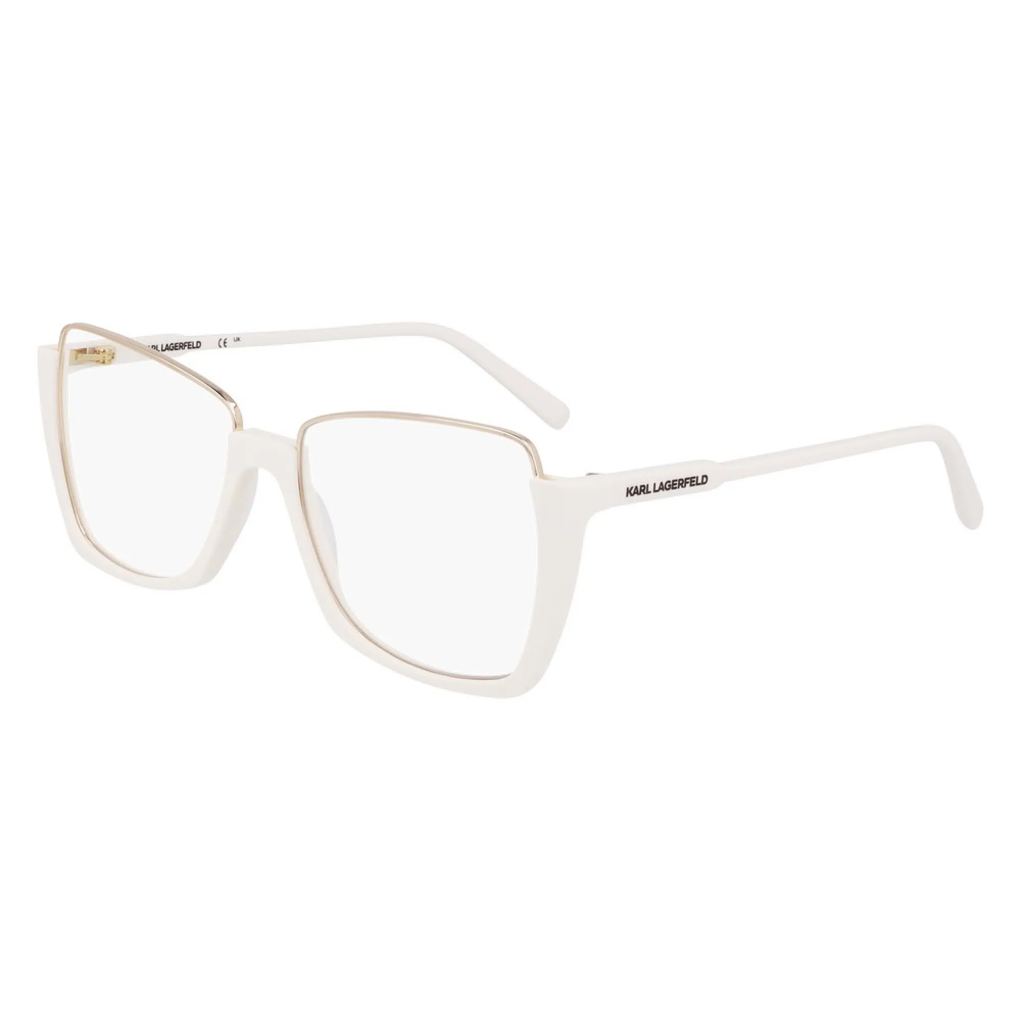   Karl Lagerfeld KL 355 - 105 Bianco | Occhiale Da Vista Donna 