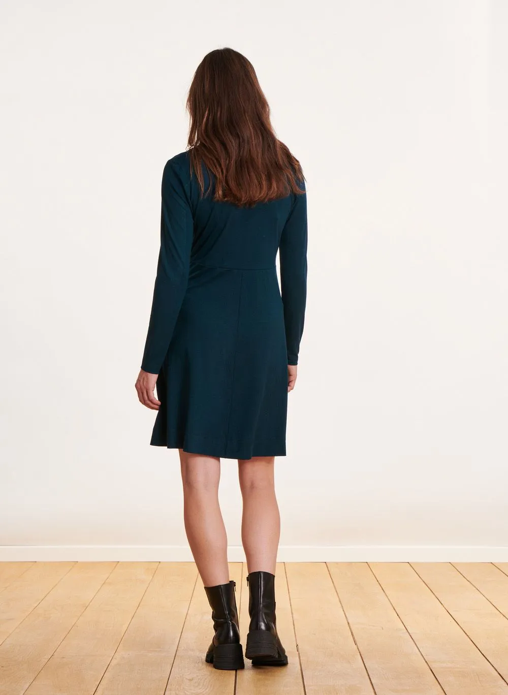  LA FEE MARABOUTEE   Abito corto a maniche lunghe aderente | Blu