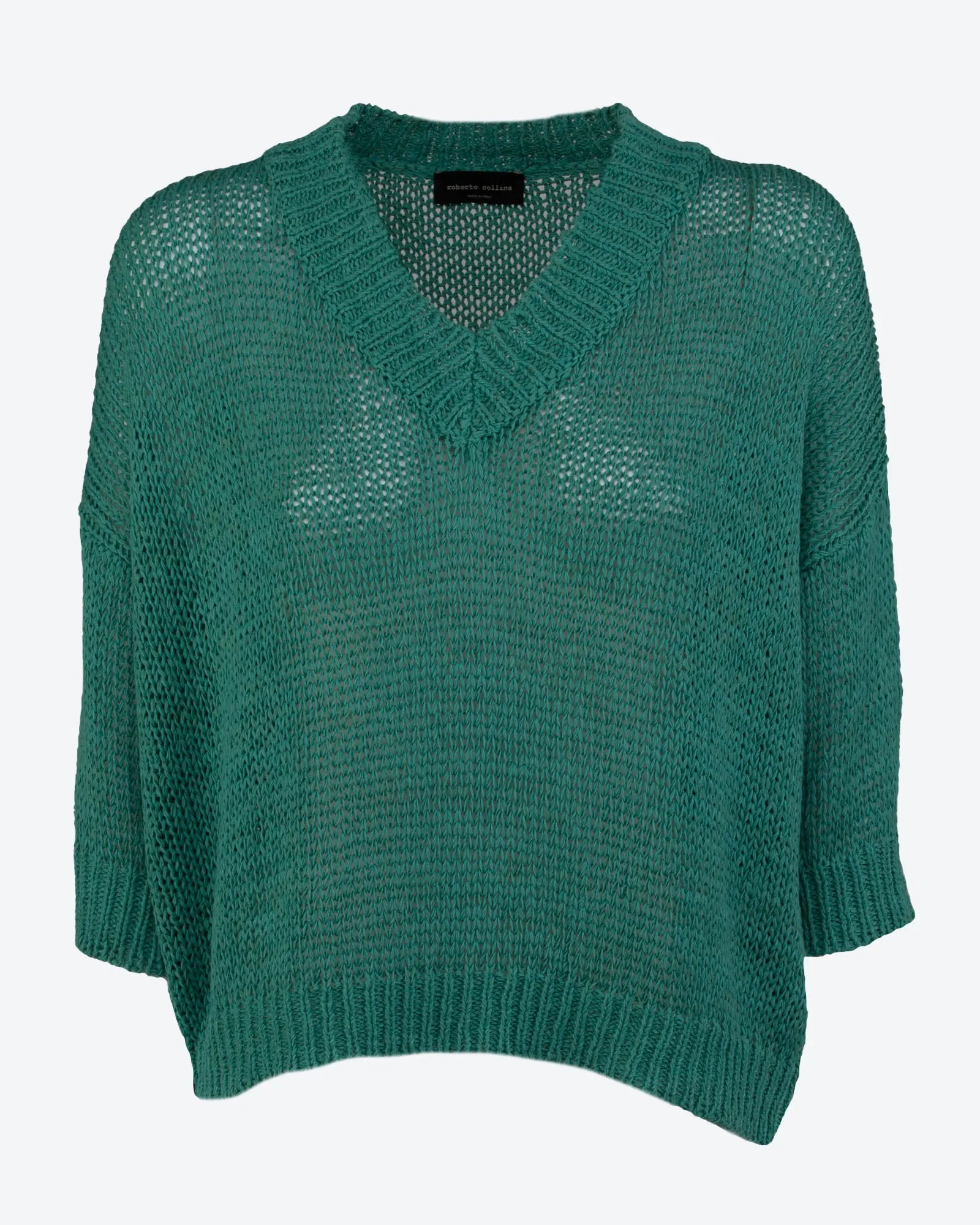 Maglia Boxy scollo a V