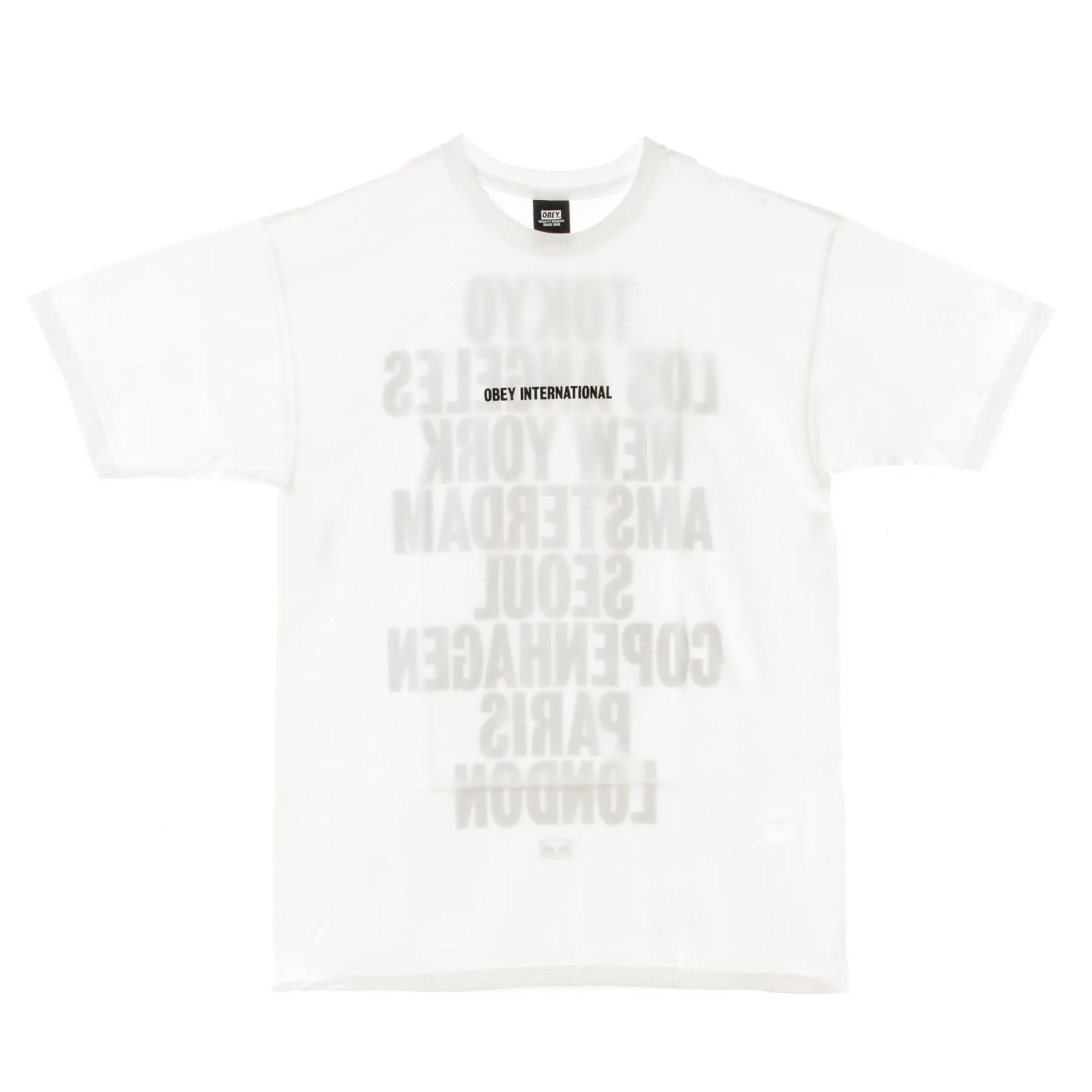 Maglietta Uomo International Cities White