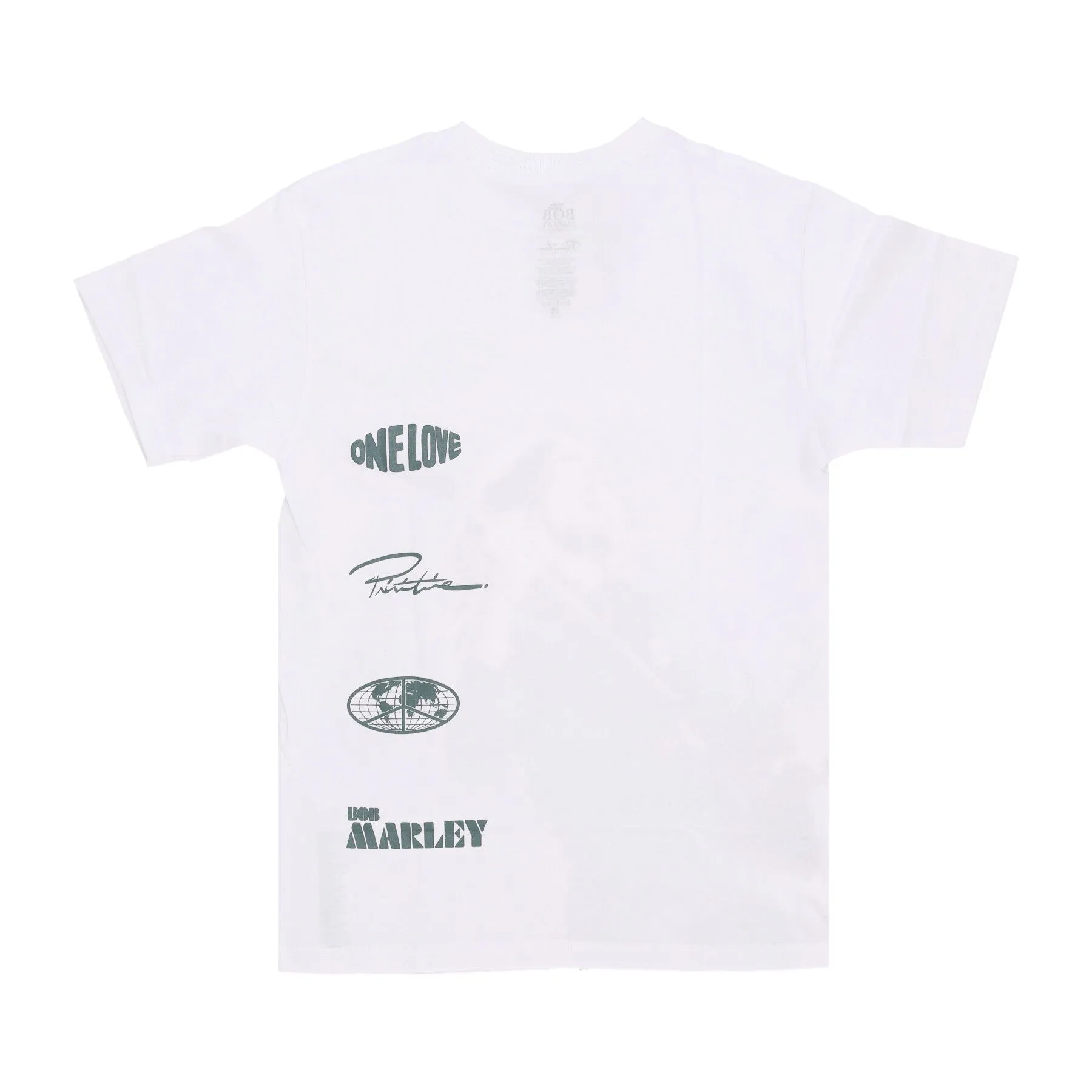 Maglietta Uomo Wildone Tee X Bob Marley White