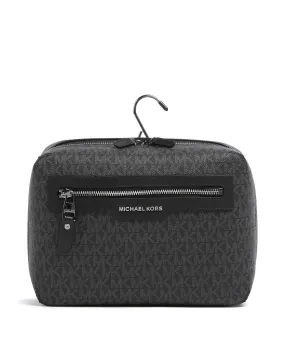  Michael Kors Hudson Borsa da toilette nero 25 cm  