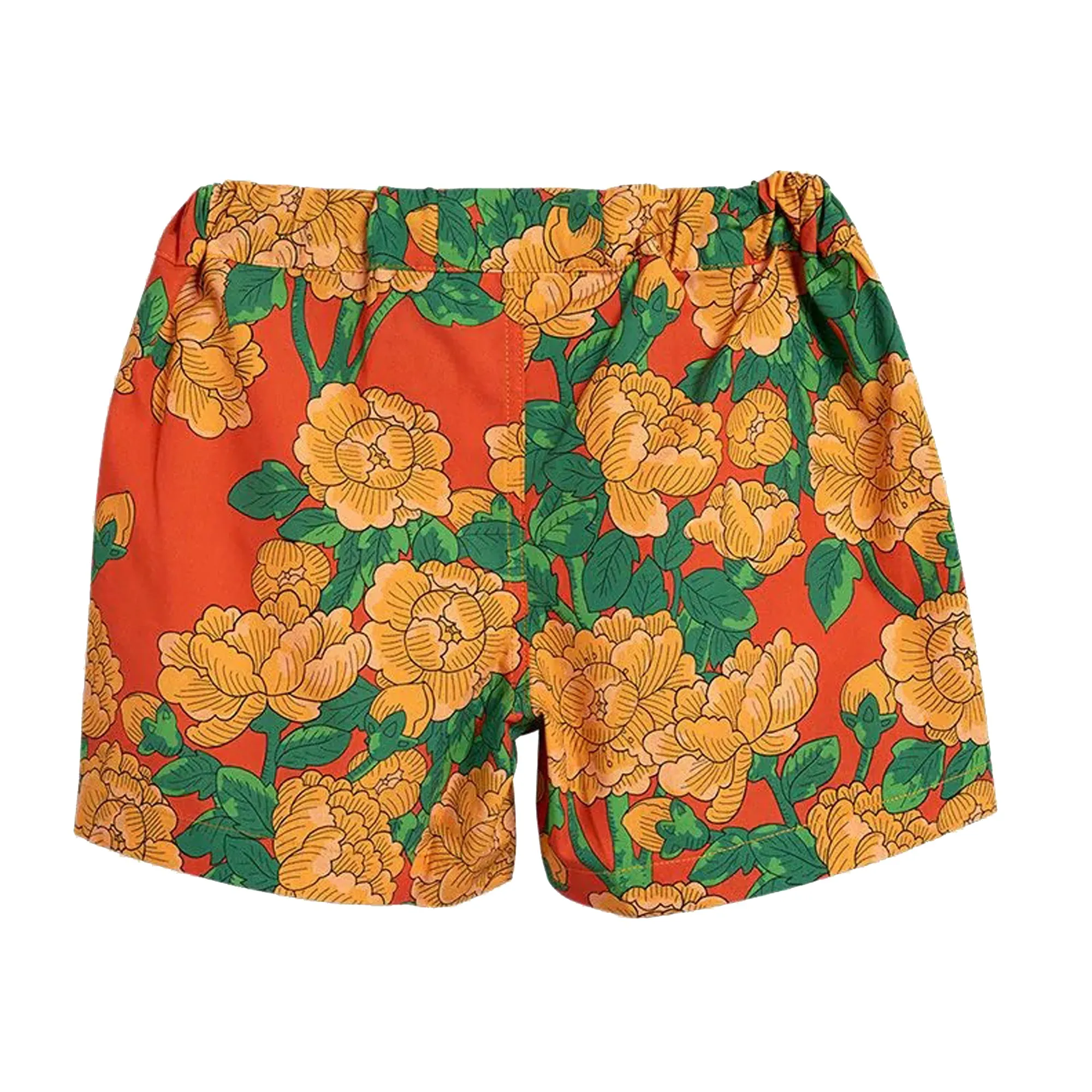 Mini Rodini short bambina stampa fiori in cotone organico