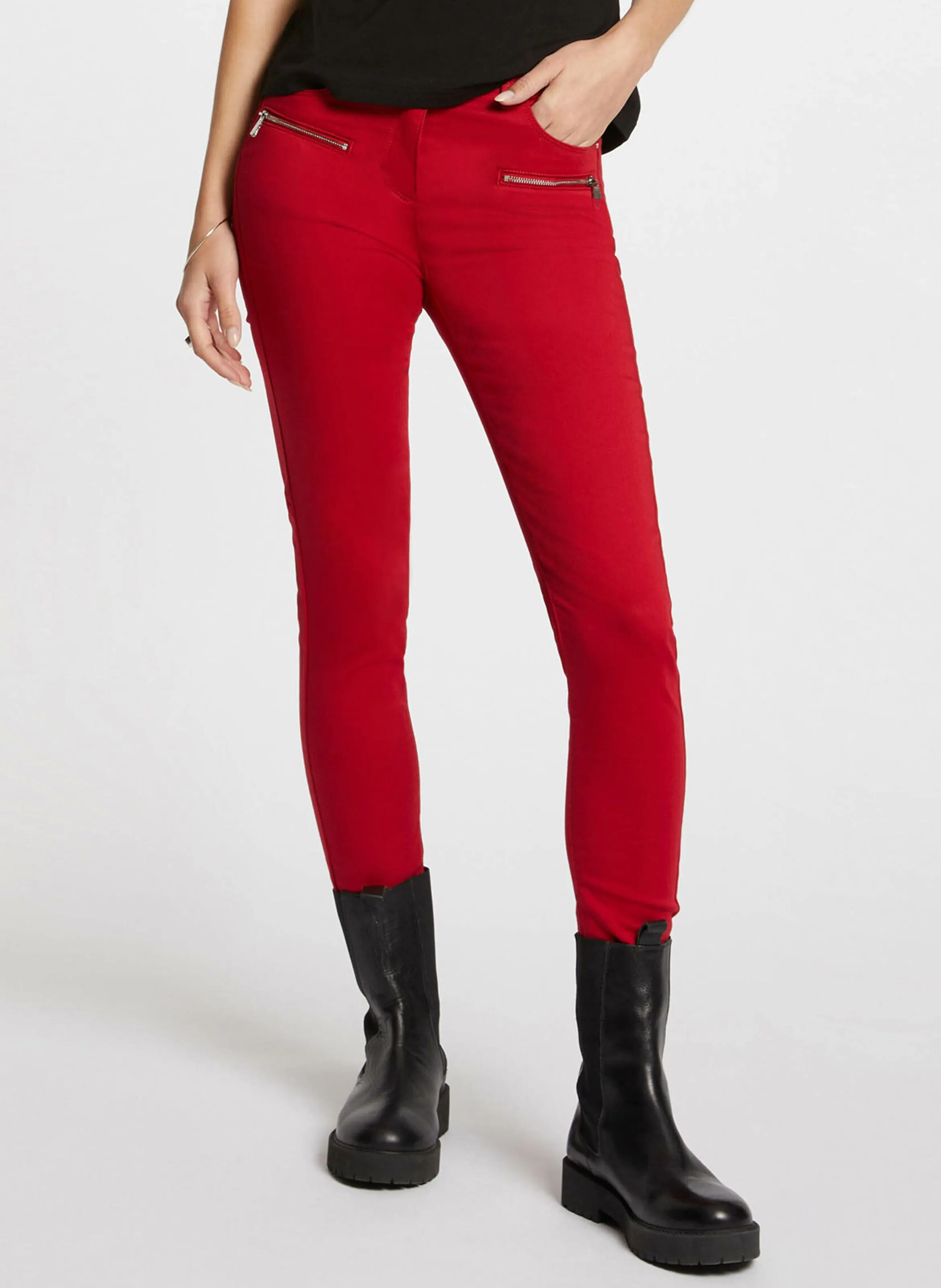  MORGAN   PATRICK - Jeans skinny in misto cotone | Rosso