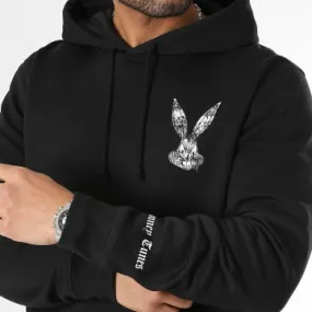 Nuove maniche felpa con cappuccio Bugs Bunny Graffiti bianco e bianco nero