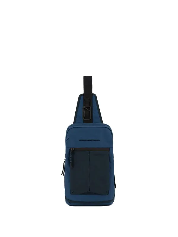 One-shoulder backpack blu