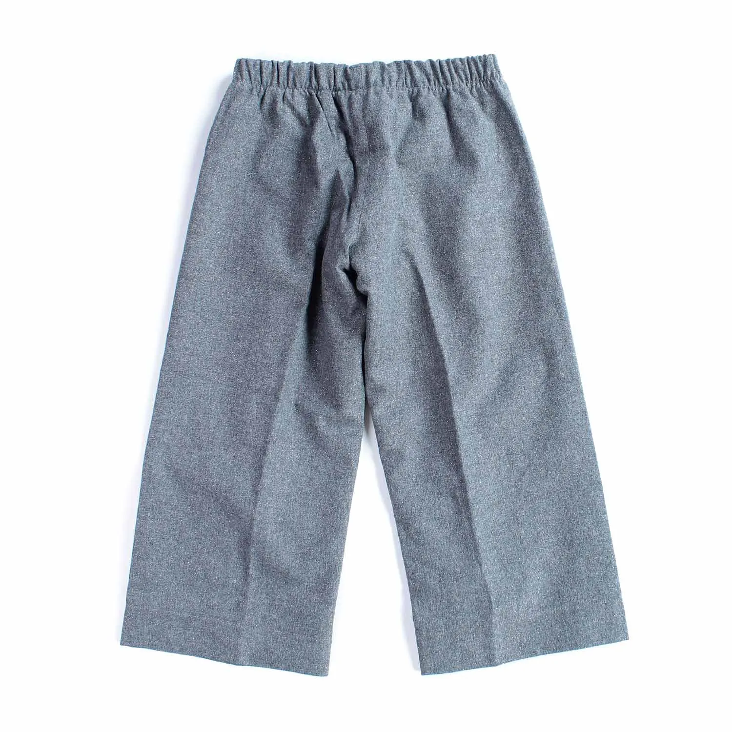 Pantalone Crop Grigio Bambina