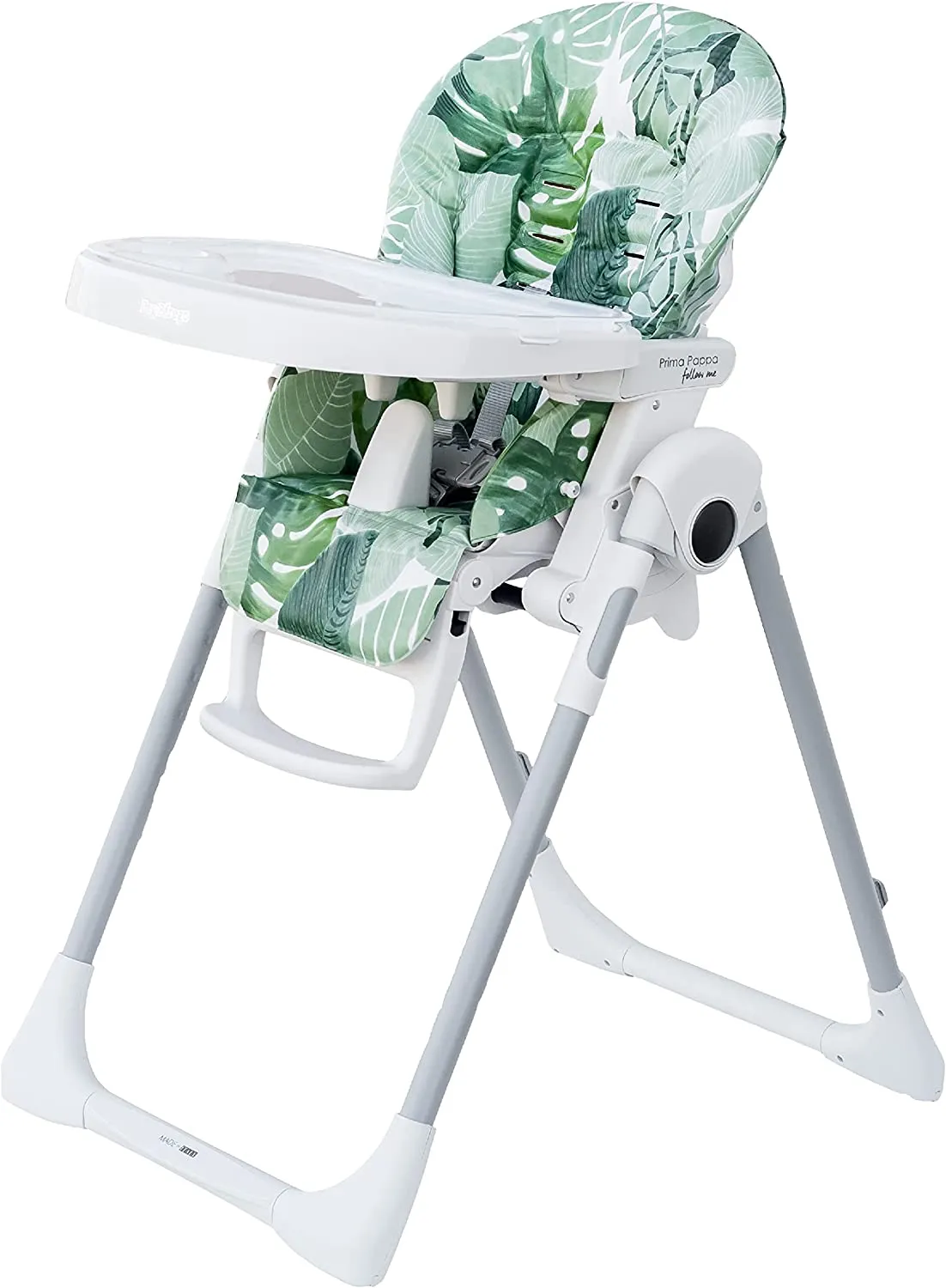 Peg Perego Seggiolone Prima Pappa Follow Me, Verde (Foliage)