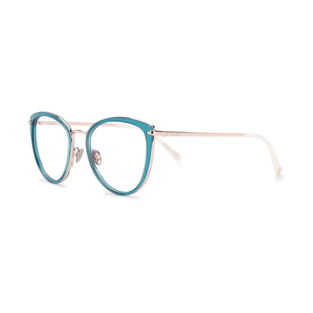 Pomellato - Occhiali da Vista Cat-Eye - Blu Oro - Pomellato Eyewear