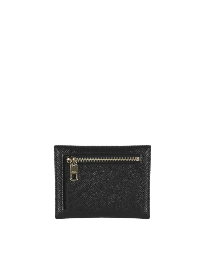PORTAFOGLIO TRI-FOLD IN PELLE DAUPHINE