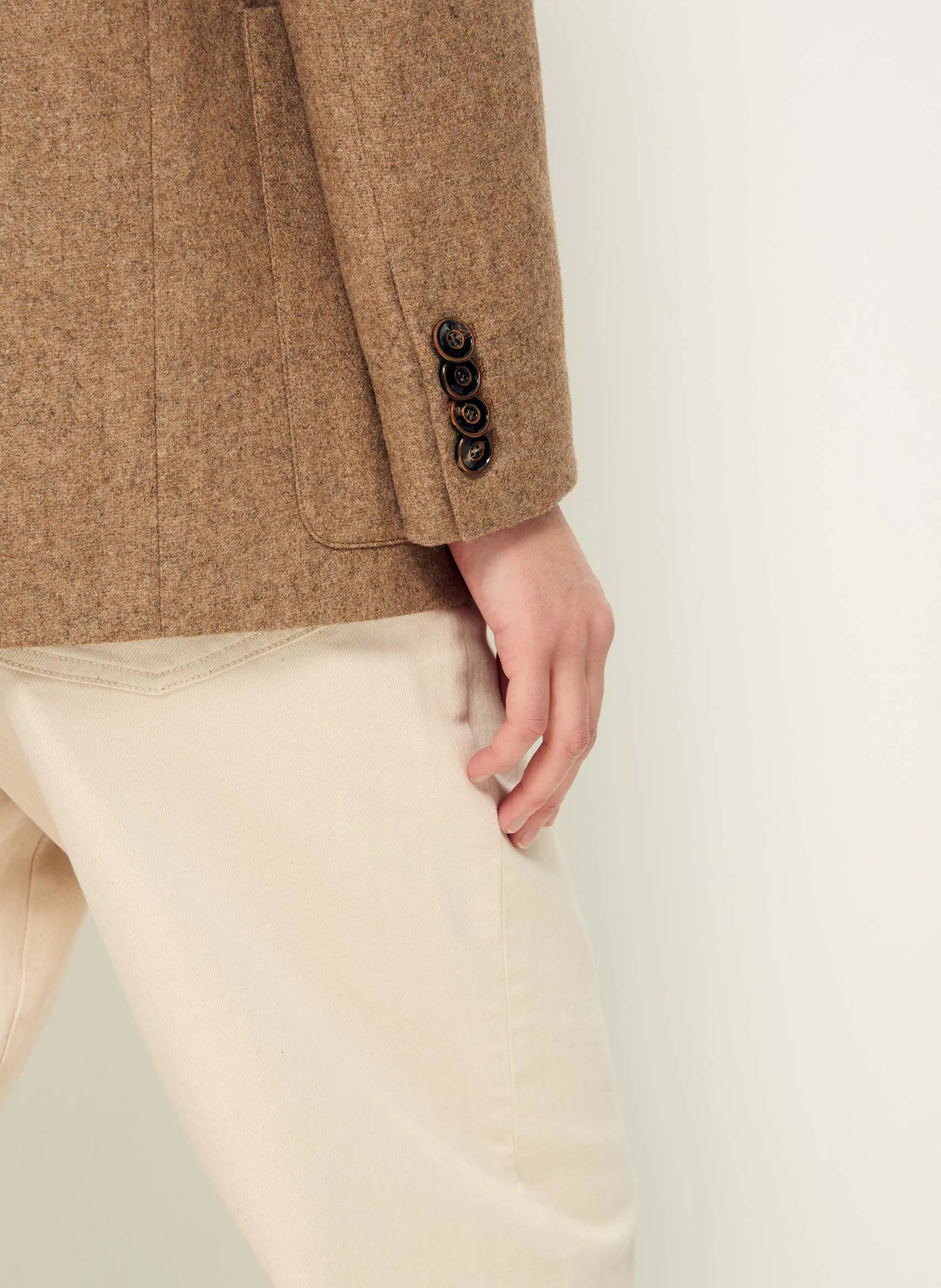  SESSUN   MADAME - Giacca tailleur in misto lana | Marrone