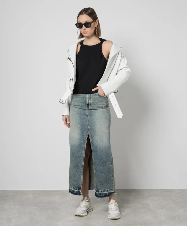 Solotre Top nero con rasoi accentati M1B0075