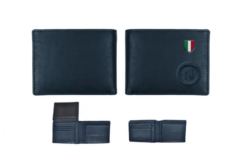 SSC NAPOLI PORTAFOGLIO PELLE