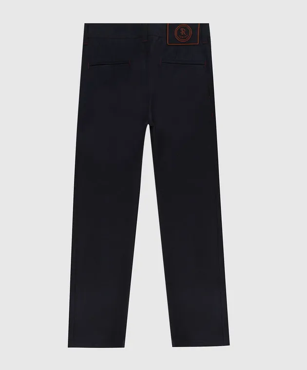 Stefano Ricci Pantaloni blu scuro per bambini YUT6400021CTC800