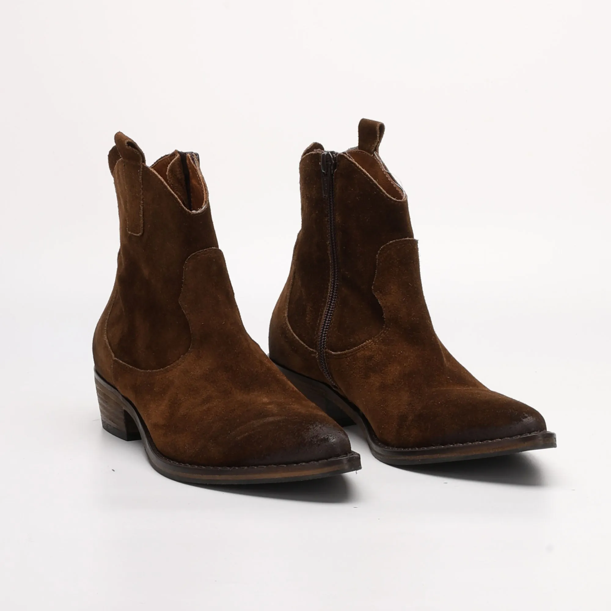 Stivaletto Texano Magda in Camoscio