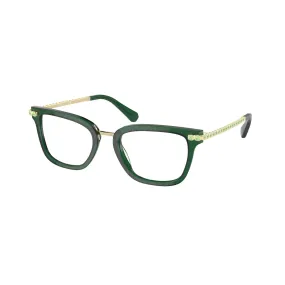   Swarovski SK 2018 - 1045 Verde Scuro Trasparente | Occhiale Da Vista Donna 