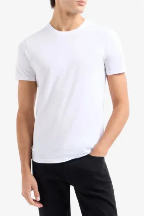 T-SHIRT BIANCA DA UOMO ARMANI EXCHANGE IN COTONE PIMA 8NZT74