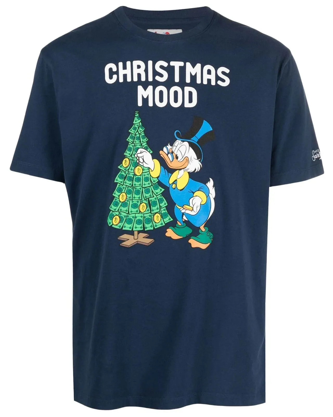 T-shirt Christmas Mood Scrooge blu