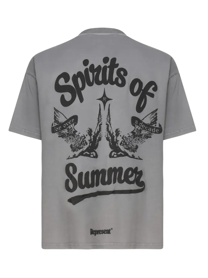 T-SHIRT SPIRIT OF SUMMER IN COTONE